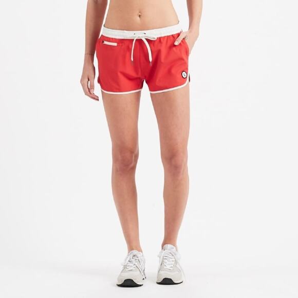 Vuori Pants - Vuori melon Tavi Athletic Shorts with Elastic tie Waistband size large